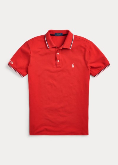 Men's Polo Ralph Lauren Custom Slim Fit Mesh Polos | 908476ZSN